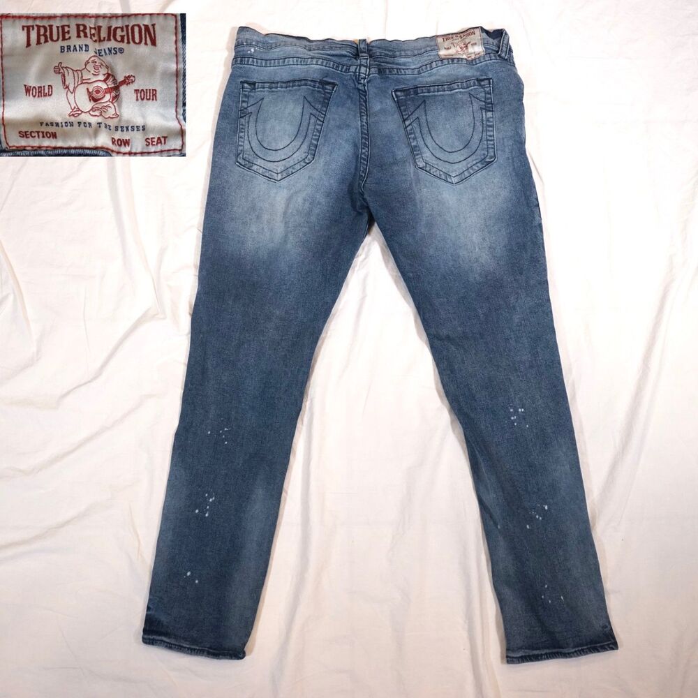 True Religion Rocco Jeans Relaxed Skinny 42